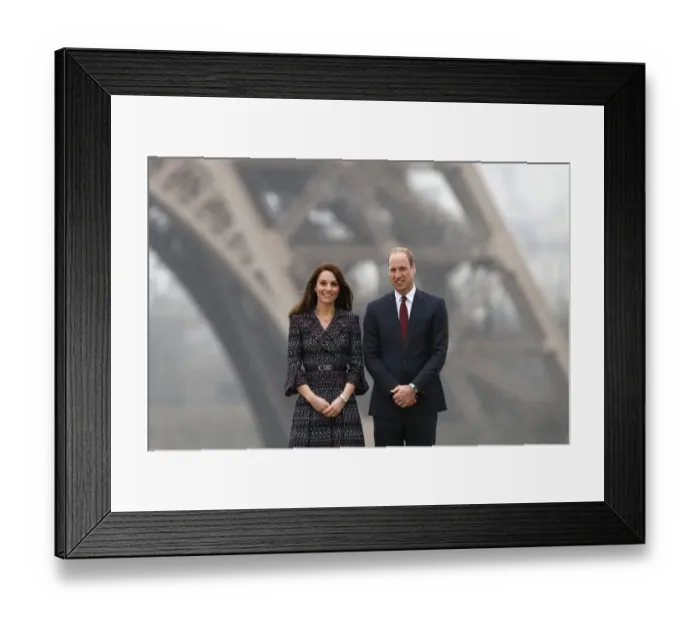 Framed Print : France-Britain-Royals