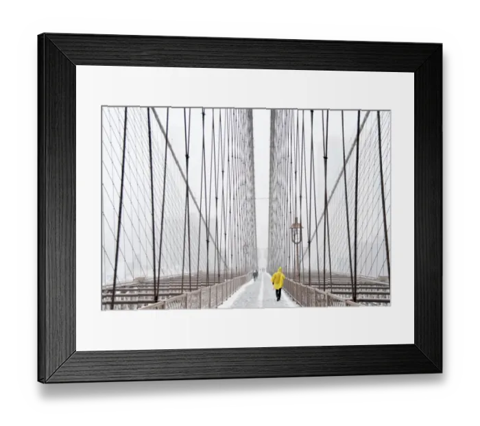 Framed Print : Usa-Weather-Snow-New York Framed Print : Usa-Weather-Snow-New York