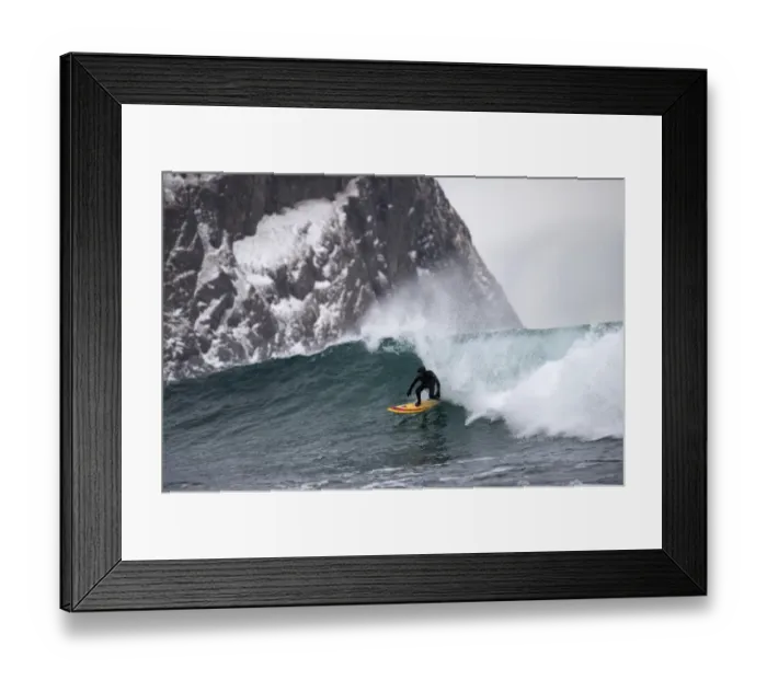 Framed Print : Surfing-Nor-Arctic