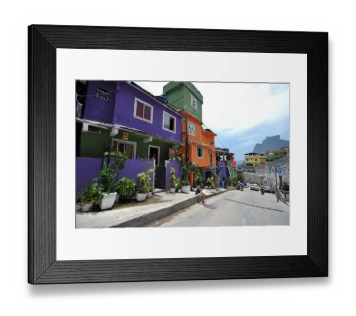 Framed Print : Brazil-Social-Shantytown-Regularization