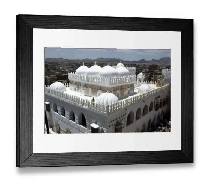 Framed Print : Yemen-Architecture-Aga Khan-Radaa