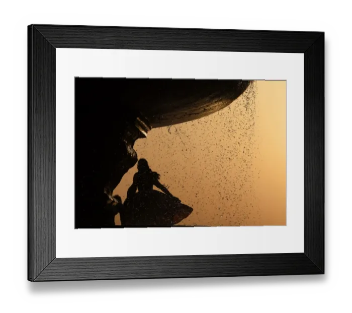 Framed Print : India-Weather-Fountain-Girl Framed Print : India-Weather-Fountain-Girl
