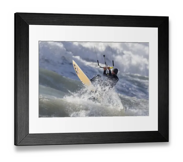 Framed Print : Israel-Sport-Kitesurfing