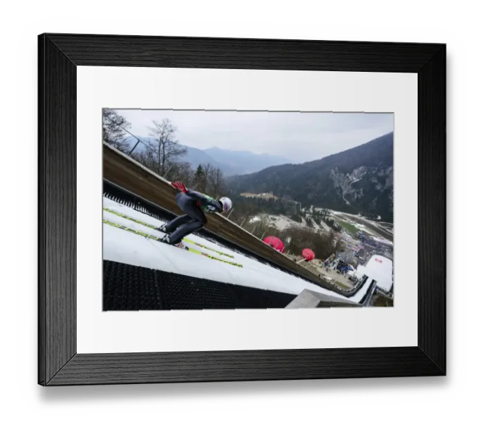 Framed Print : Ski-Jump-World-Men