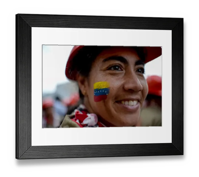Framed Print : Venezuela-Politics-Maduro-Militia Framed Print : Venezuela-Politics-Maduro-Militia