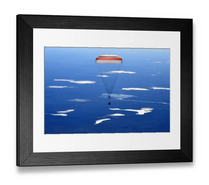 Framed Print : Kazakhstan-Russia-Us-Space-Iss-Landing