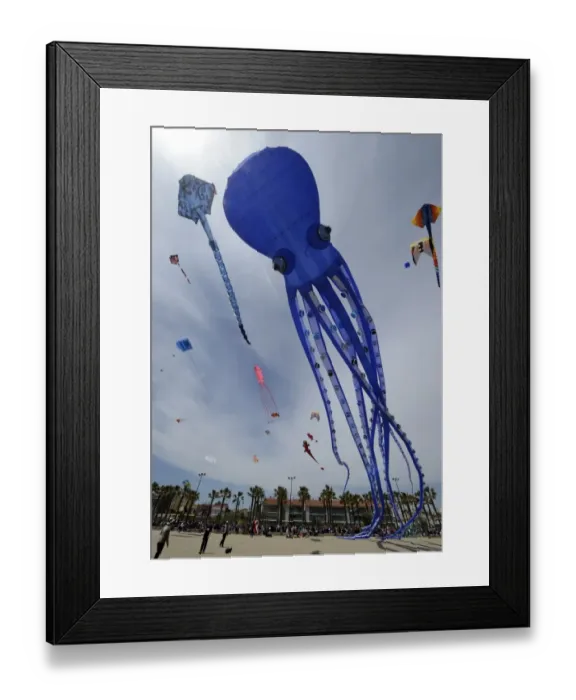 Framed Print : Spain-Festival-Air-Kite