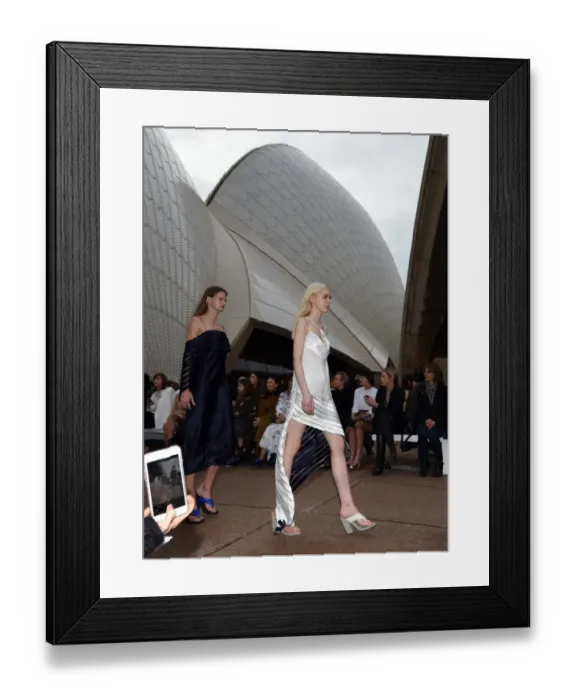 Framed Print : Fashion-Australia-Dion Framed Print : Fashion-Australia-Dion