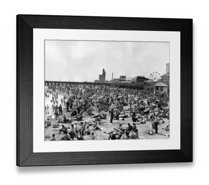 Framed Print : Usa-Nyc-Coney Island
