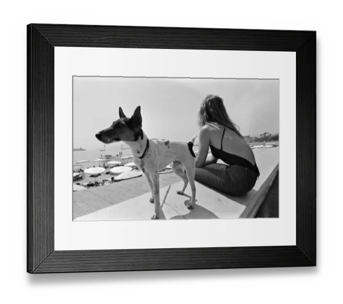Framed Print : France-Cannes-Feature-Beach Framed Print : France-Cannes-Feature-Beach