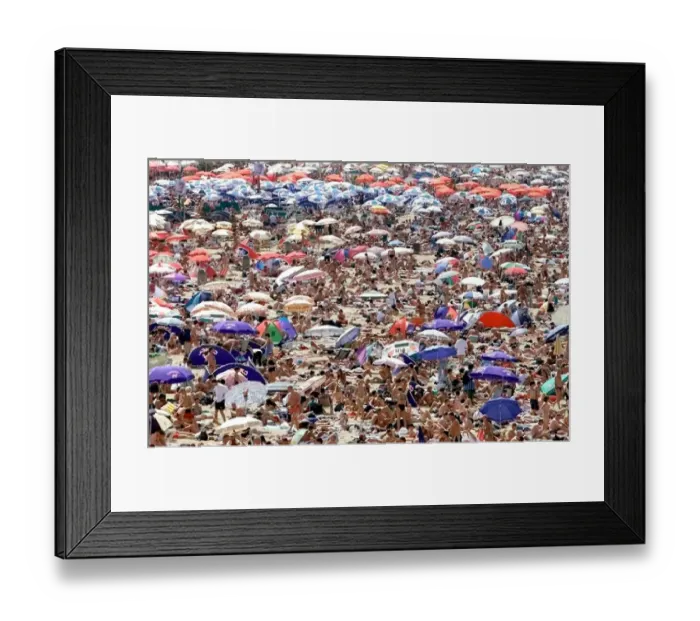 Framed Print : Hollande-Plage Framed Print : Hollande-Plage