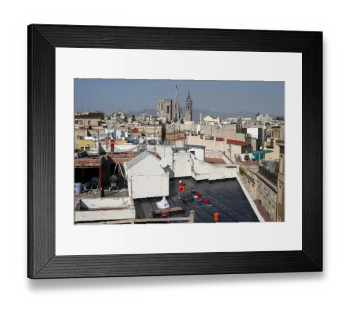 Framed Print : Spain-Tourism-Skyline Framed Print : Spain-Tourism-Skyline