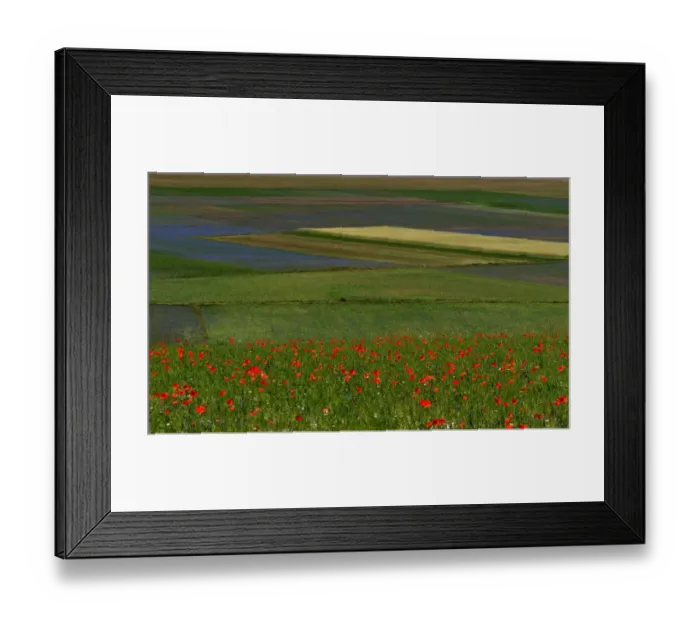 Framed Print : Italy-Feature-Castelluccio-Earthquake