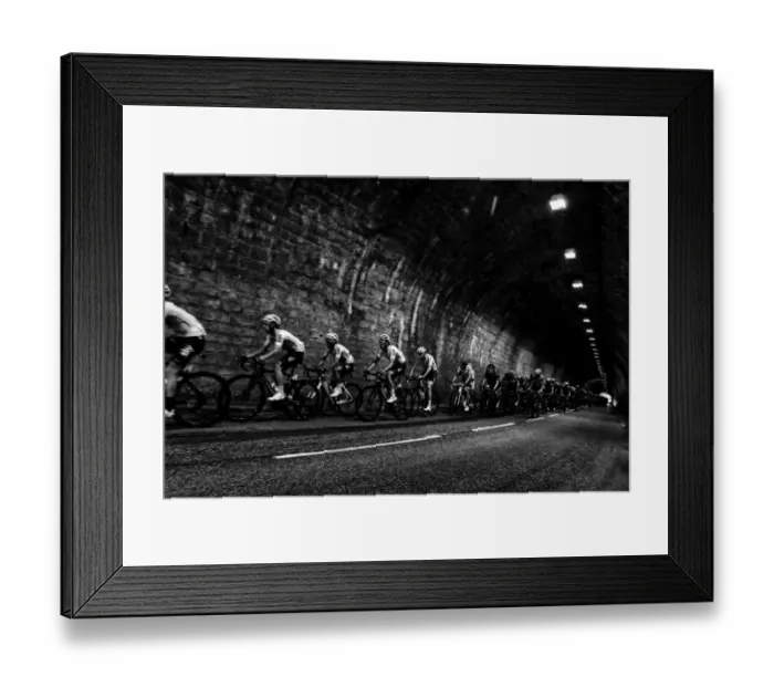 Framed Print : Cycling-Fra-Tdf2017-Black and White Framed Print : Cycling-Fra-Tdf2017-Black and White