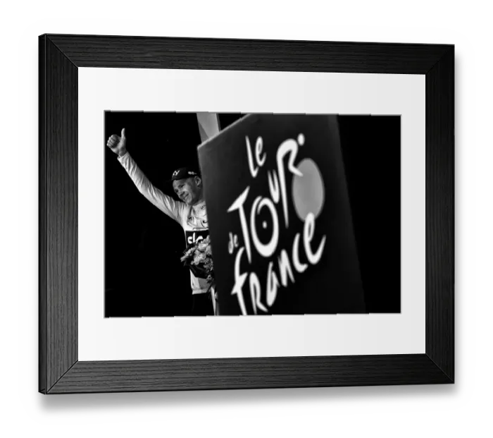 Framed Print : Cycling-Fra-Tdf2017-Podium-Black and White Framed Print : Cycling-Fra-Tdf2017-Podium-Black and White