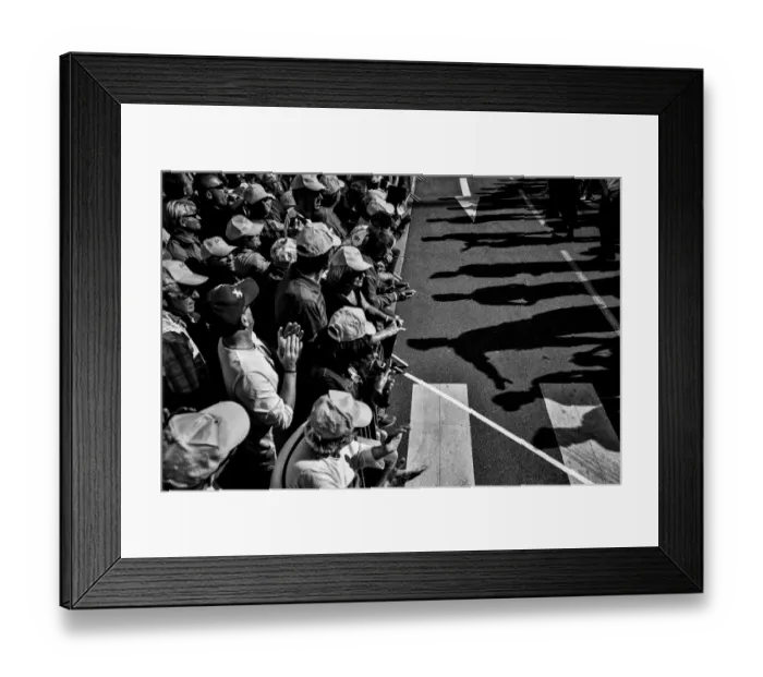 Framed Print : Cycling-Fra-Bel-Tdf2017-Fans-Black and White Framed Print : Cycling-Fra-Bel-Tdf2017-Fans-Black and White