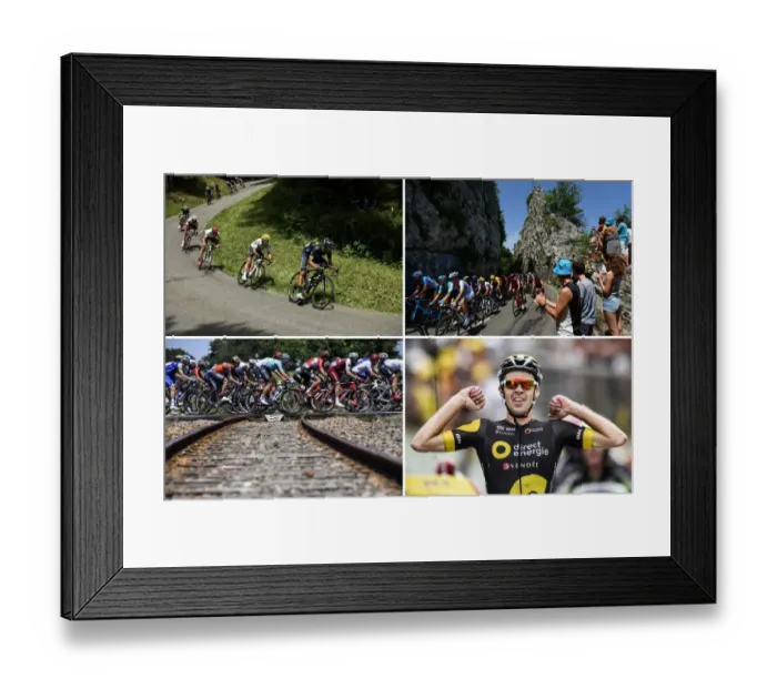 Framed Print : Cycling-Fra-Tdf2017-Combo Framed Print : Cycling-Fra-Tdf2017-Combo