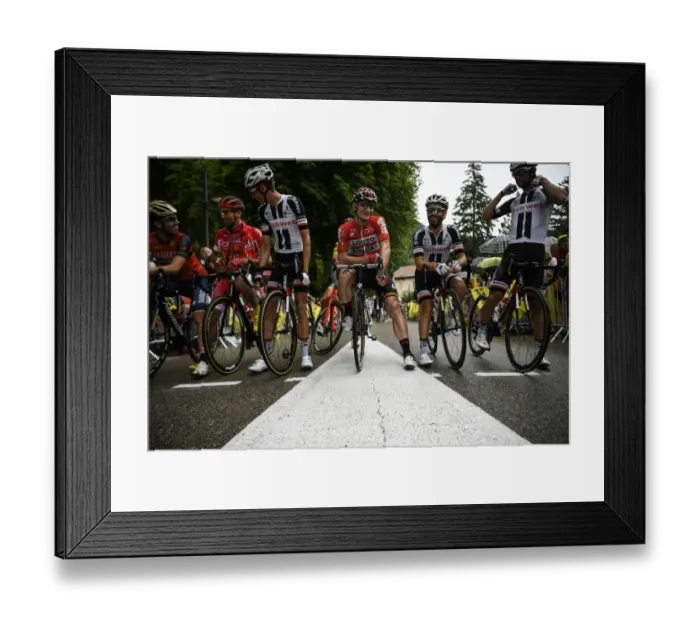 Framed Print : Cycling-Fra-Tdf2017-Departure
