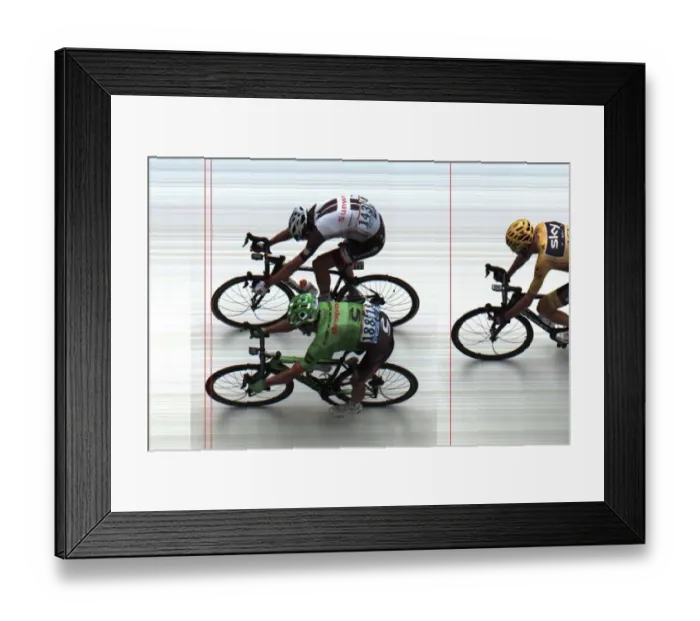 Framed Print : Cycling-Fra-Tdf2017-Line