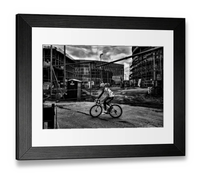 Framed Print : Cycling-Fra-Ger-Tdf2017-Training-Black and White Framed Print : Cycling-Fra-Ger-Tdf2017-Training-Black and White