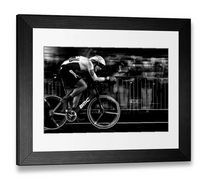 Framed Print : Cycling-Fra-Ger-Tdf2017-Black and White