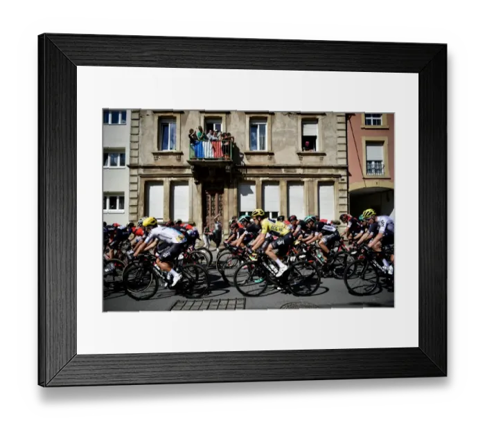 Framed Print : Cycling-Fra-Bel-Tdf2017