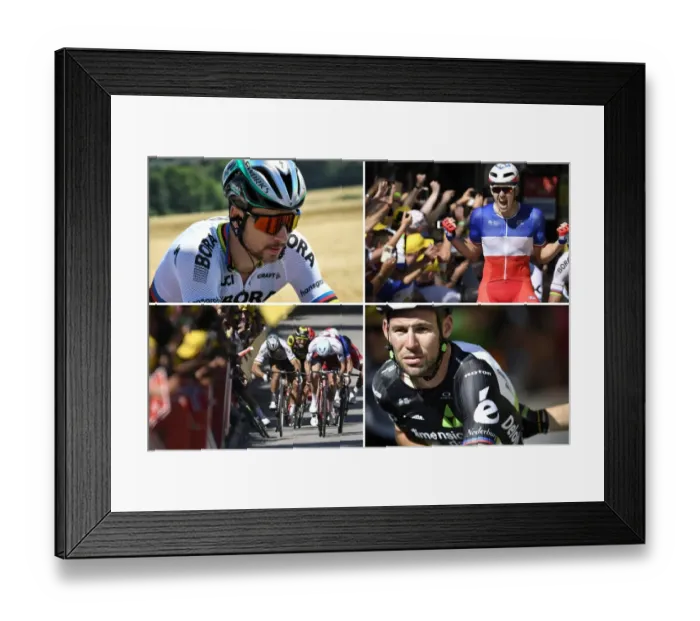 Framed Print : Cycling-Fra-Tdf2017-Combo