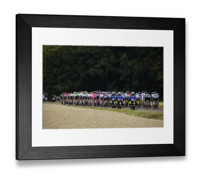Framed Print : Cycling-Fra-Tdf2017-Pack-Postcard Framed Print : Cycling-Fra-Tdf2017-Pack-Postcard