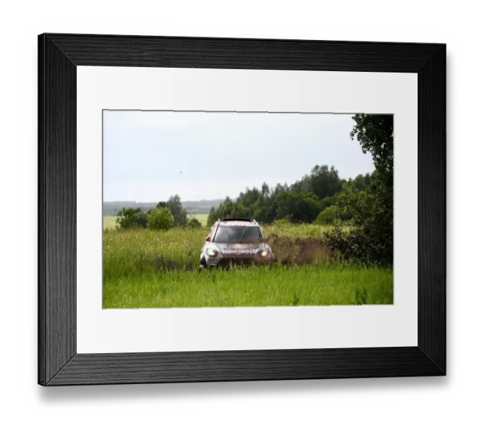 Framed Print : Auto-Rus-Chn-Rally-Silk Way-Stage1