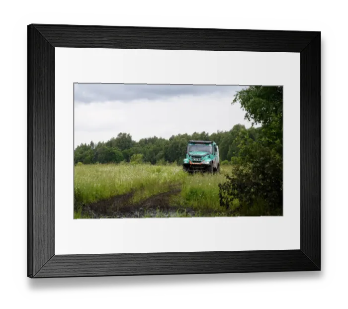 Framed Print : Auto-Rus-Chn-Rally-Silk Way-Stage1