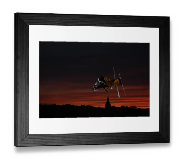 Framed Print : Ski-Freestyle-Annecy Framed Print : Ski-Freestyle-Annecy