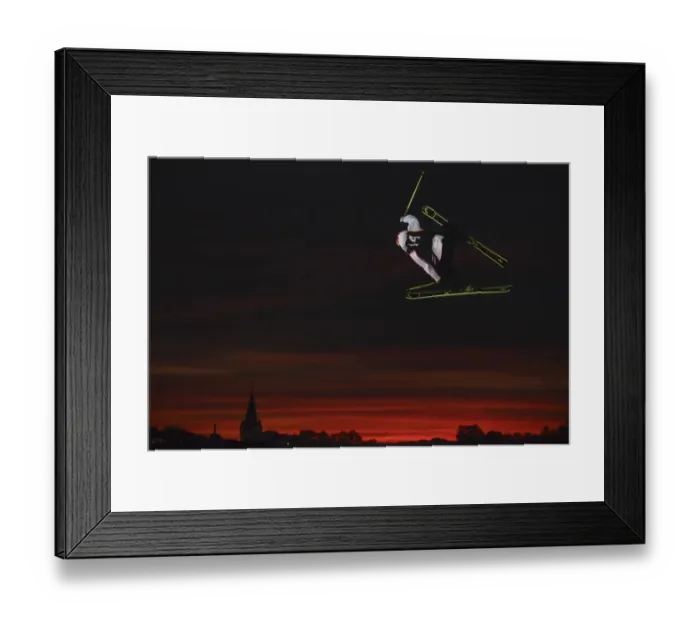Framed Print : Ski-Freestyle-Annecy Framed Print : Ski-Freestyle-Annecy