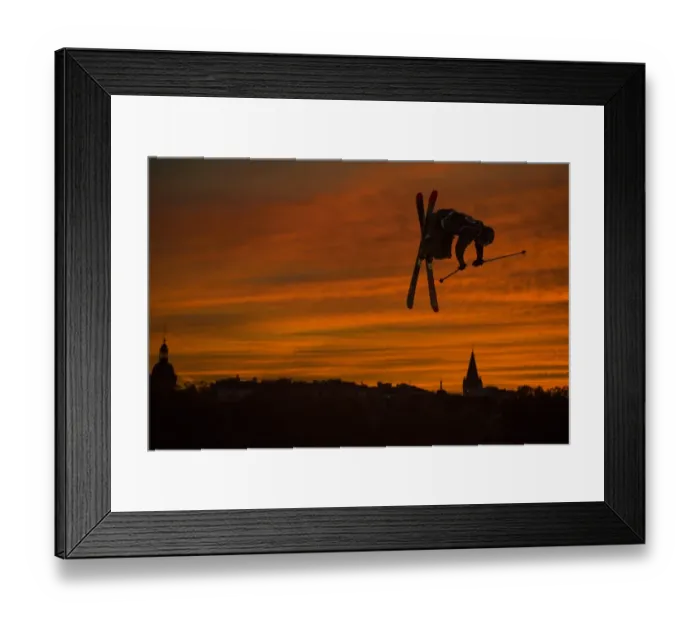 Framed Print : Ski-Freestyle-France Framed Print : Ski-Freestyle-France