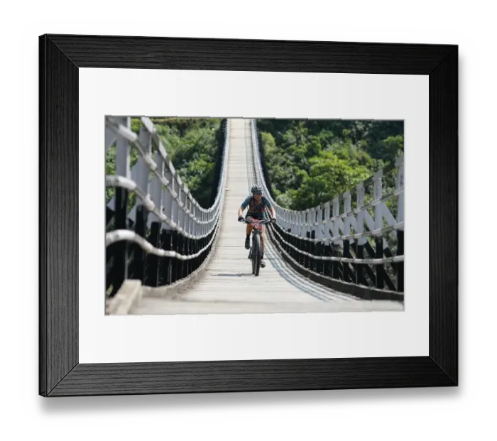 Framed Print : Cycling-Mountain Bike-India
