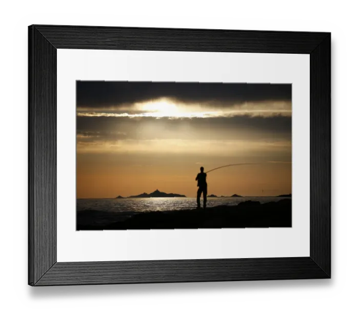 Framed Print : France-Corsica-Sunset-Sanguinaires-Feature