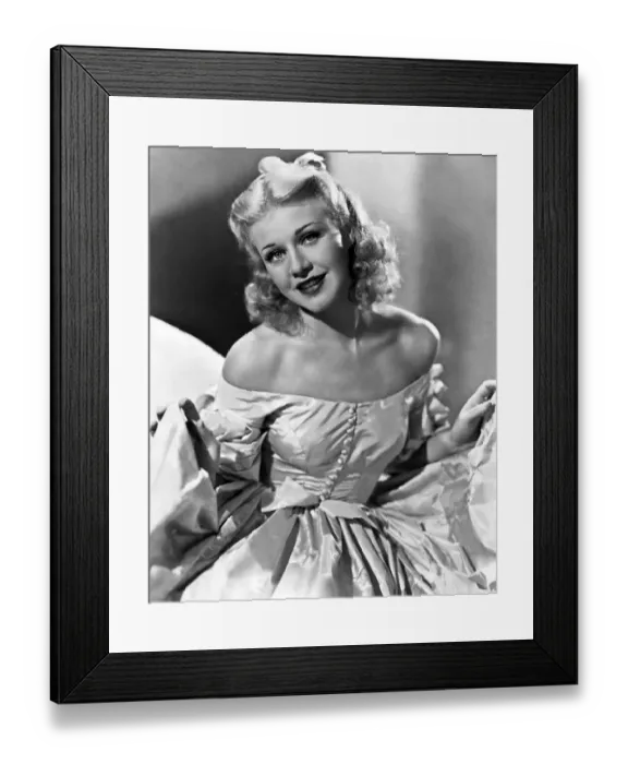 Framed Print : Bio Ginger Rogers Framed Print : Bio Ginger Rogers
