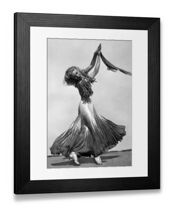 Framed Print : Ginger Rogers Shooting The Gay Divorcee Framed Print : Ginger Rogers Shooting The Gay Divorcee