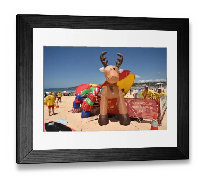Framed Print : Australia-Christmas-Beach Framed Print : Australia-Christmas-Beach