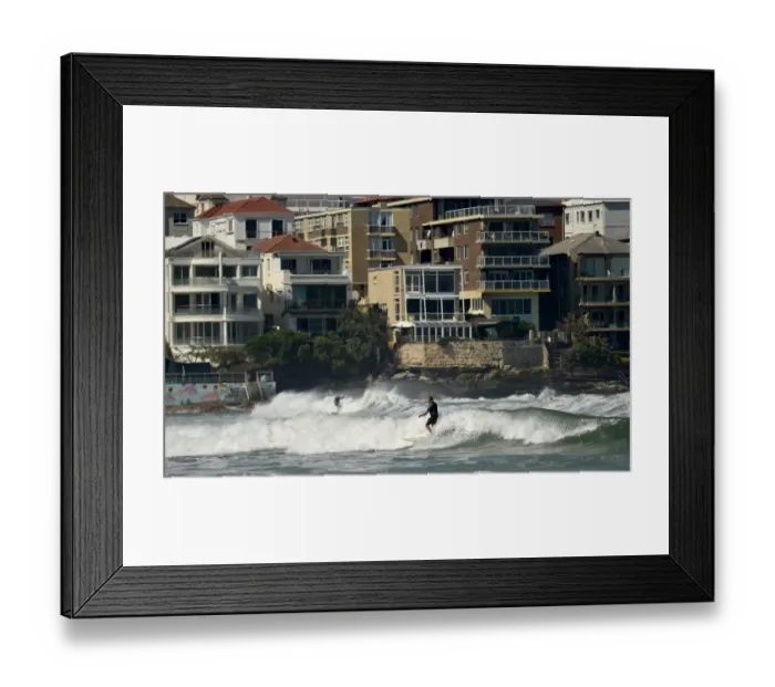 Framed Print : Australia-Surf-Bondi-Wave