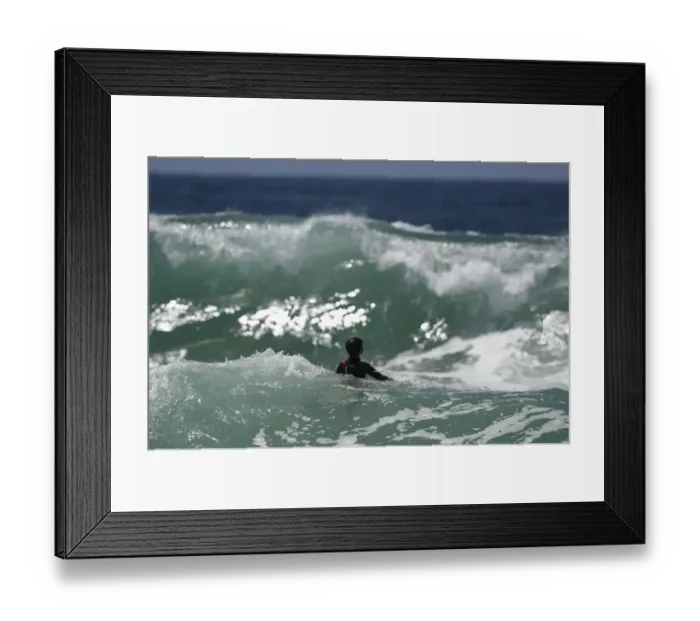 Framed Print : Brazil-Surf-School
