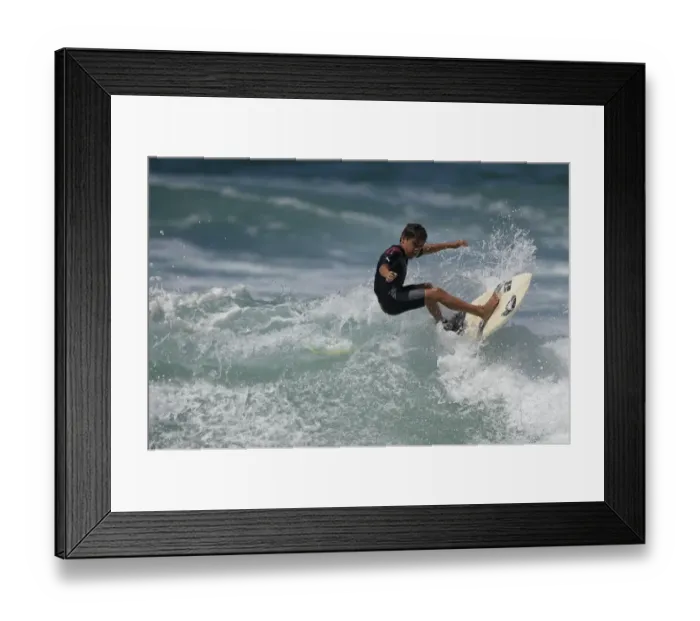 Framed Print : Brazil-Surf-School Framed Print : Brazil-Surf-School
