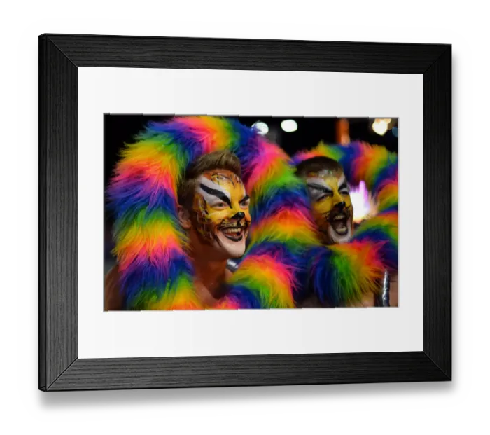 Framed Print : Australia-Mardi Gras