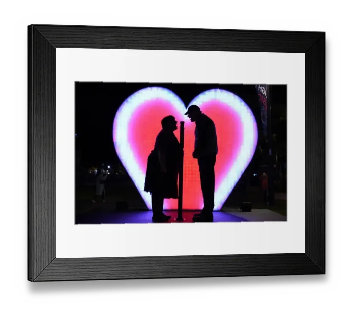 Framed Print : Australia-Art-Light-Festival