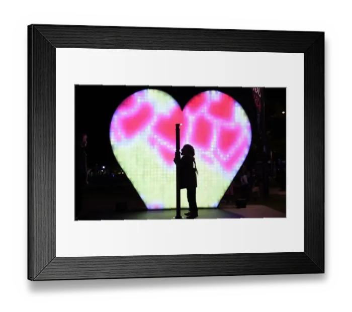 Framed Print : Australia-Art-Light-Festival