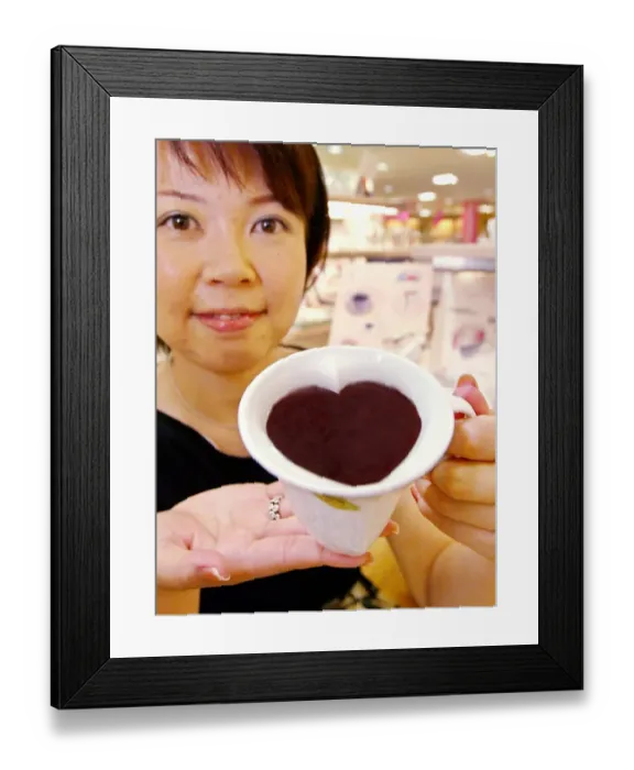 Framed Print : Japan-Tableware-Lovecup-1