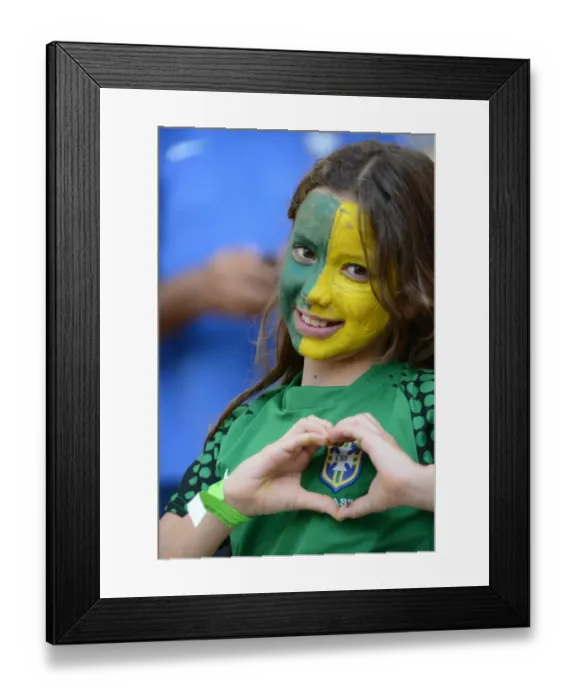 Framed Print : Fbl-Wc2014-Friendly-Bra-Eng Framed Print : Fbl-Wc2014-Friendly-Bra-Eng