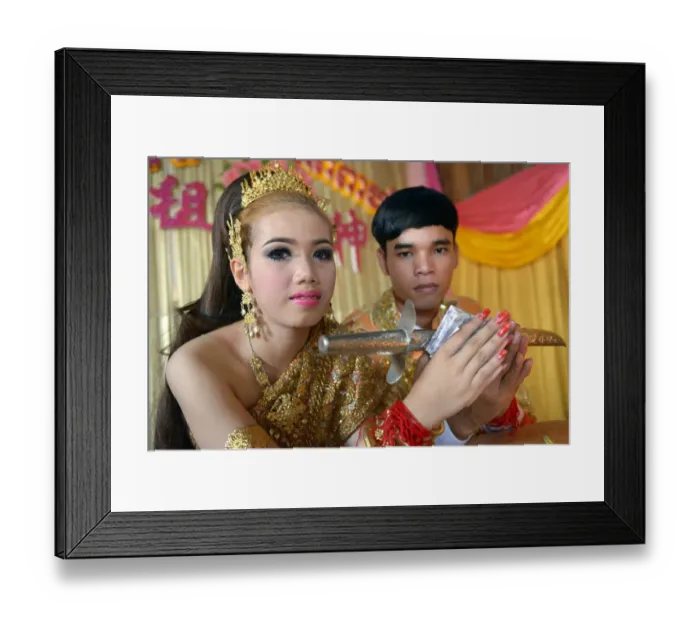Framed Print : Cambodia-Theme-Love Framed Print : Cambodia-Theme-Love