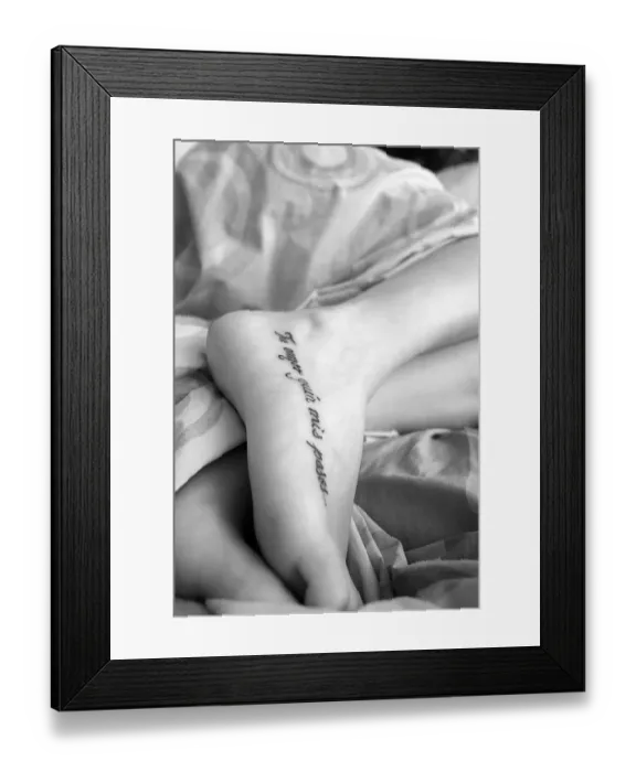 Framed Print : Venezuela - Love- Tattoo- your Love Guides my Way