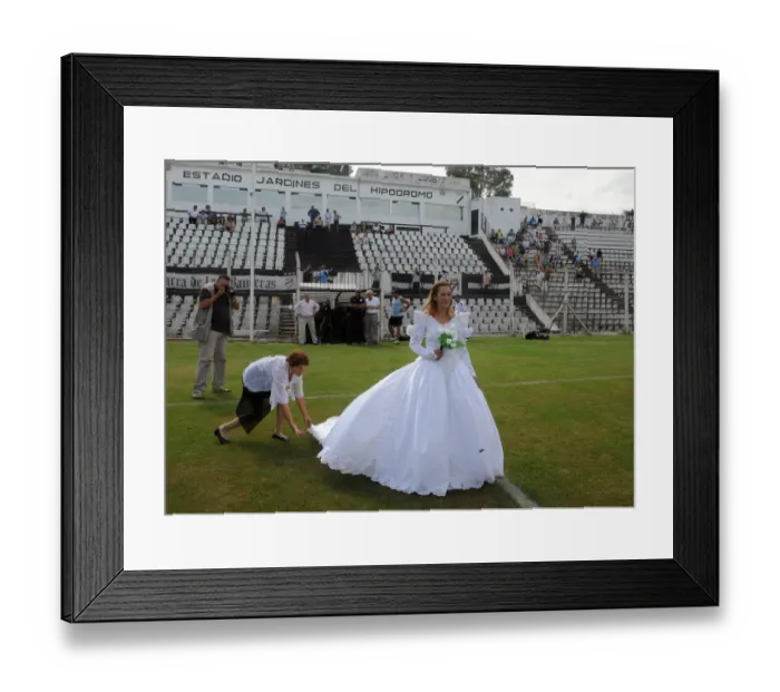 Framed Print : Fbl-Uruguay-Theme-Love-Danubio-Fans-Wedding