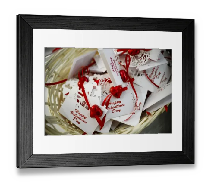 Framed Print : Valentines-Cards-Love